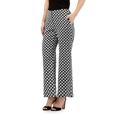 Giles/EDITION Navy dogtooth trousers